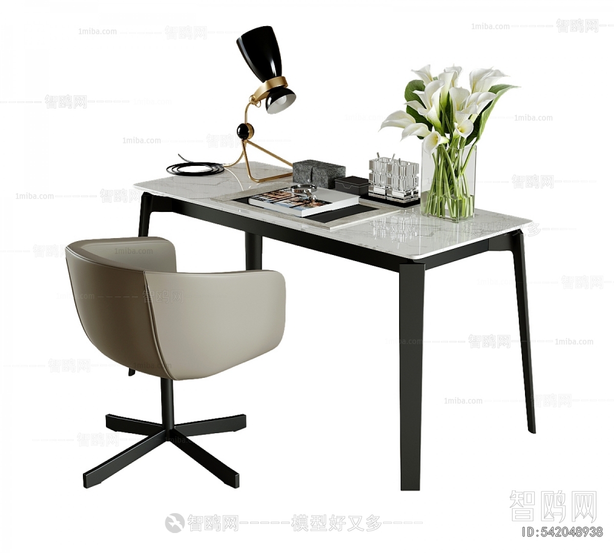 Modern Computer Desk And Chair