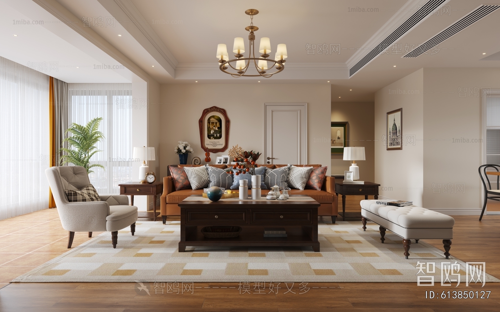 American Style A Living Room