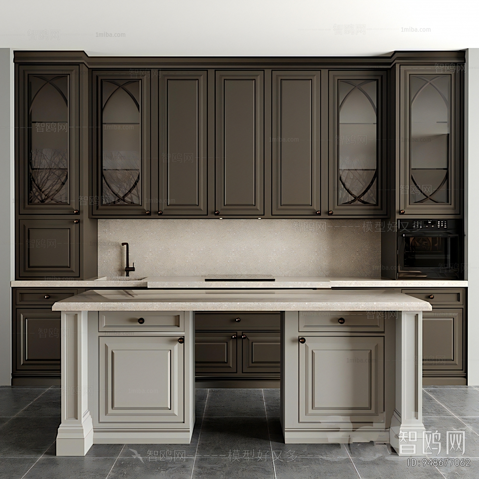 European Style Kitchen Cabinet