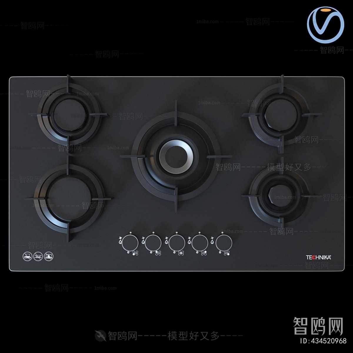 Modern Kitchen Electric Gas Range