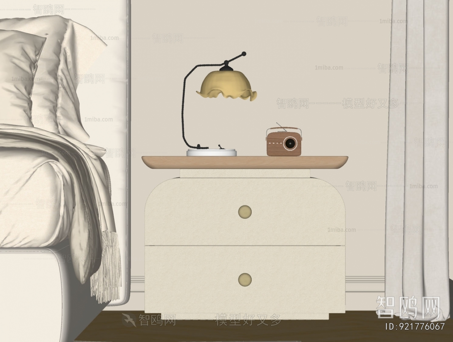 Modern Bedside Cupboard