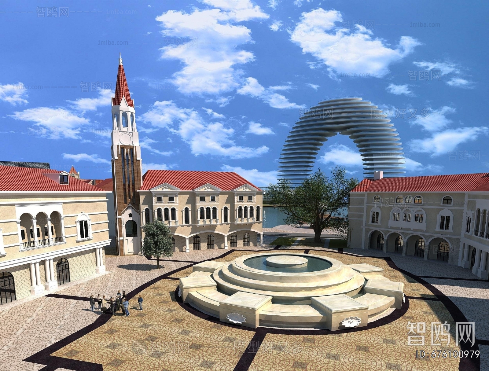 European Style Commercial Street