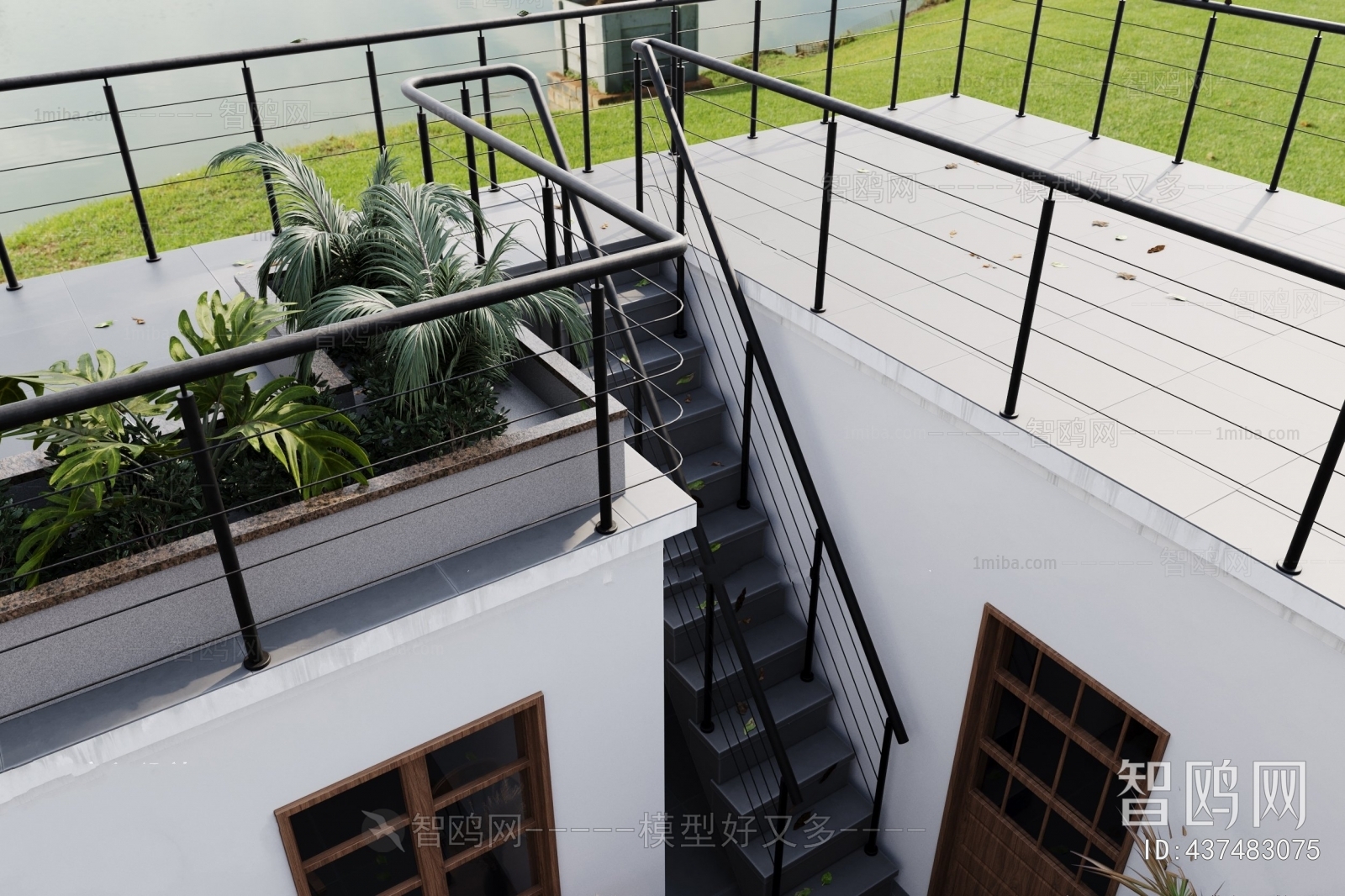 Modern Courtyard/landscape