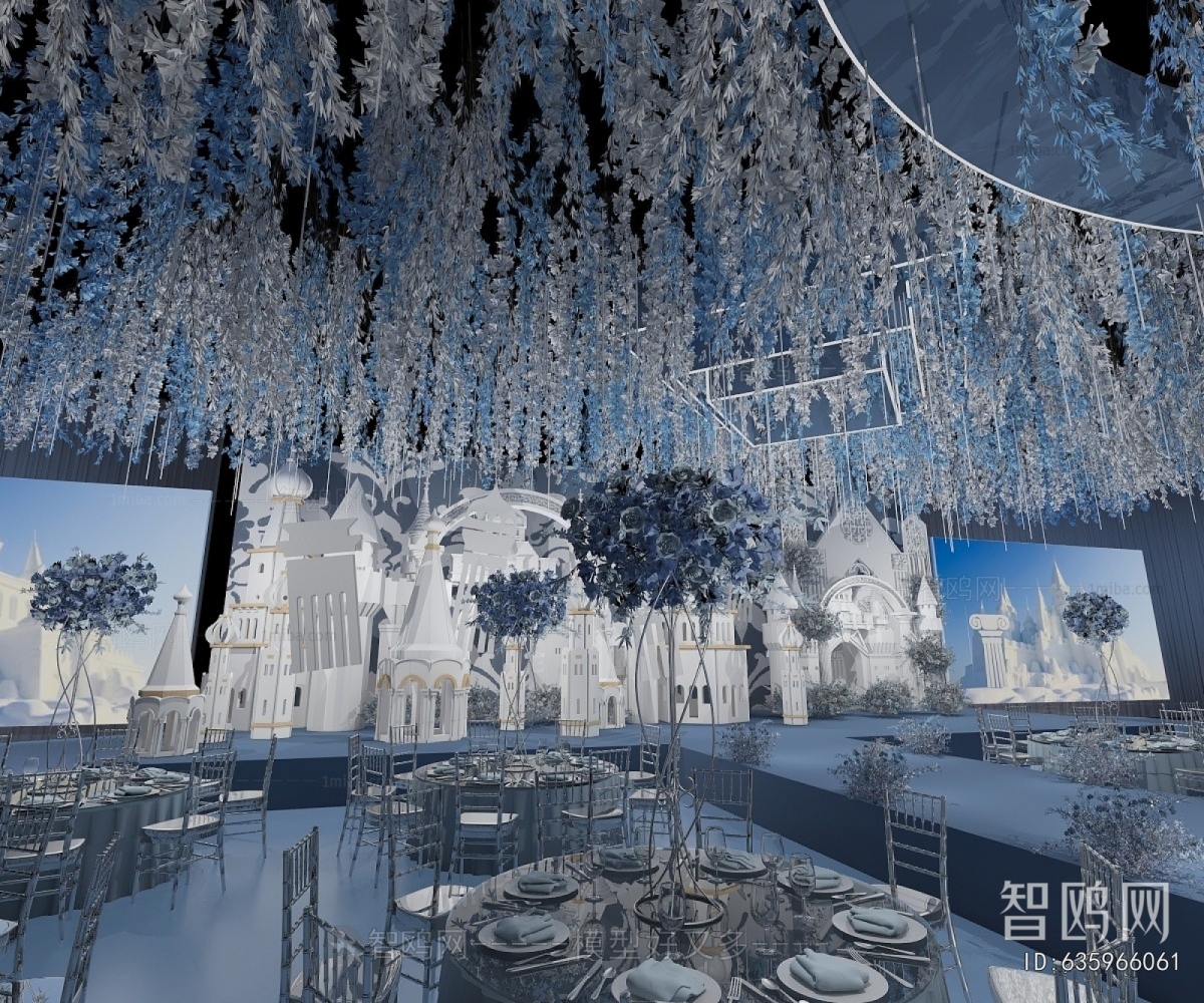 Simple European Style Banquet Hall