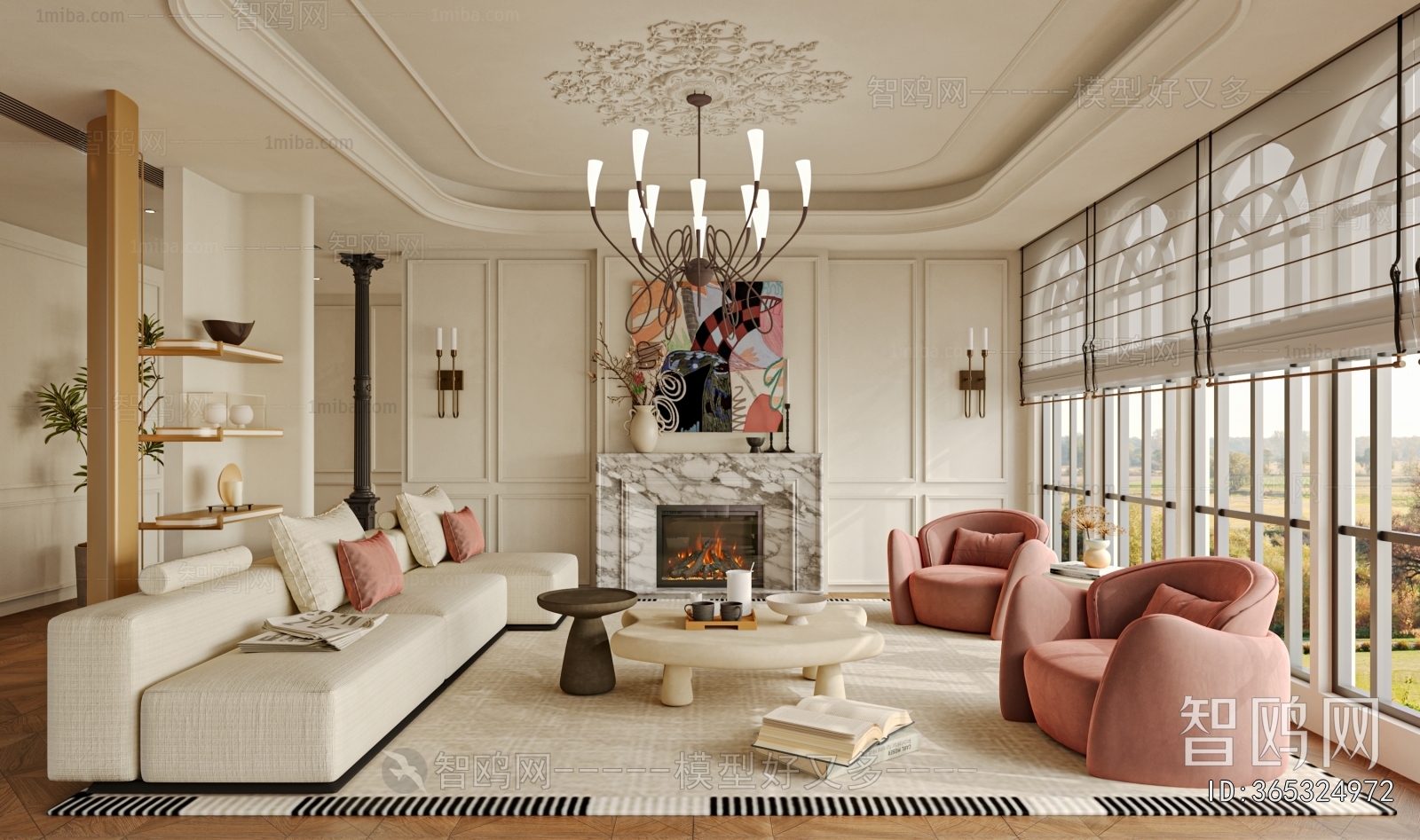 French Style A Living Room