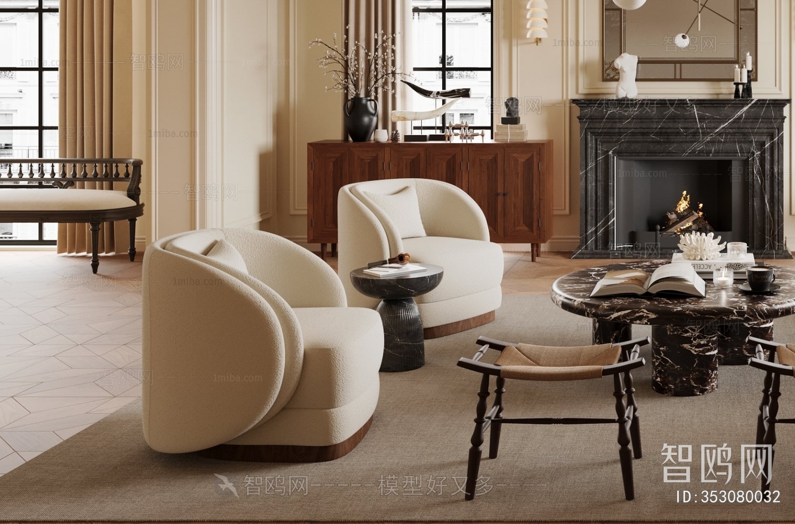 French Style A Living Room