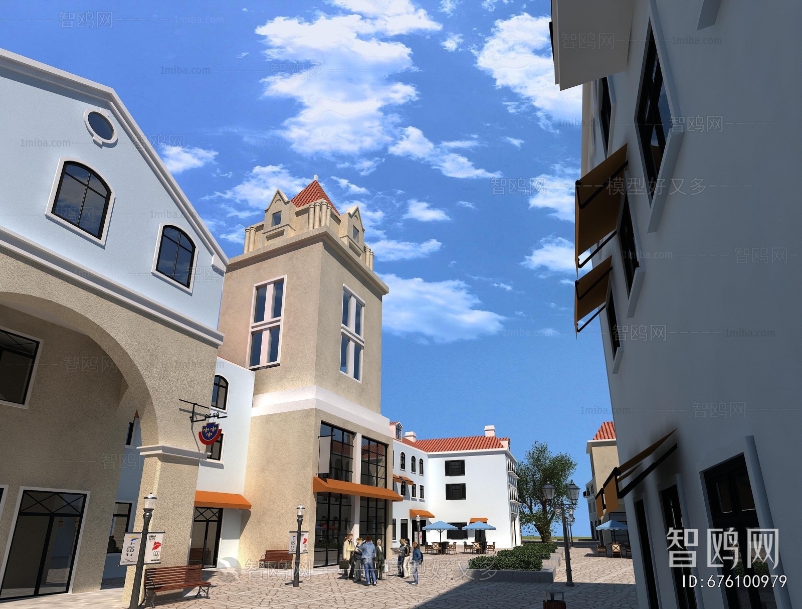 European Style Commercial Street