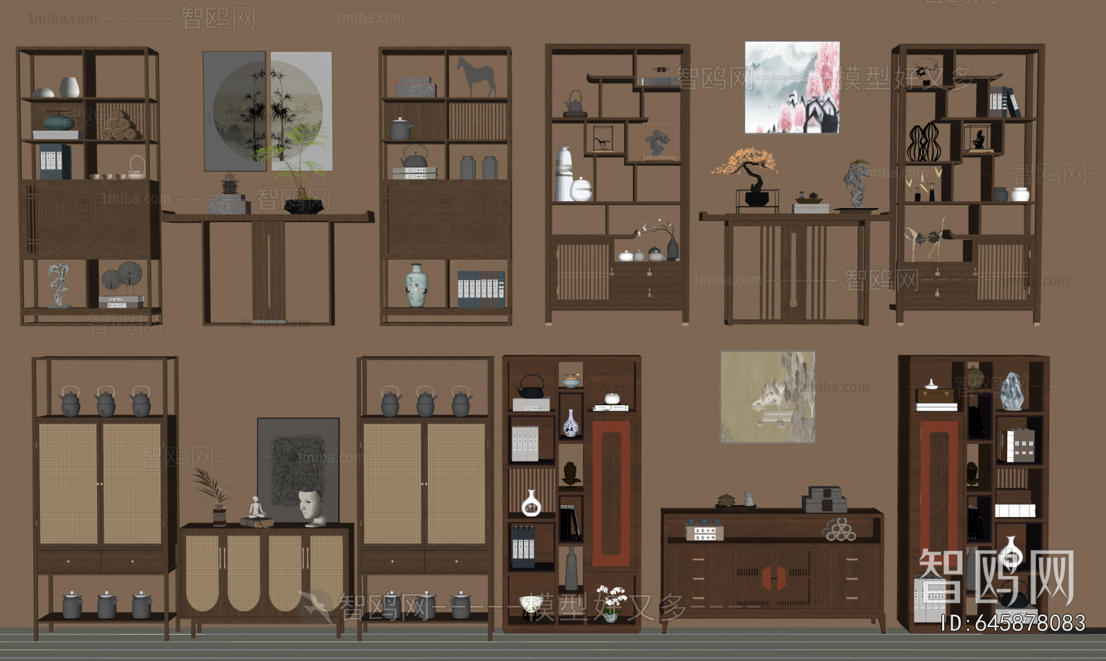 New Chinese Style Antique Rack