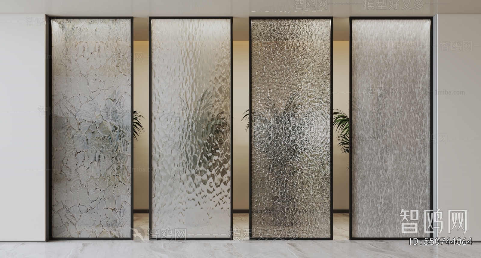 Modern Glass Screen Partition