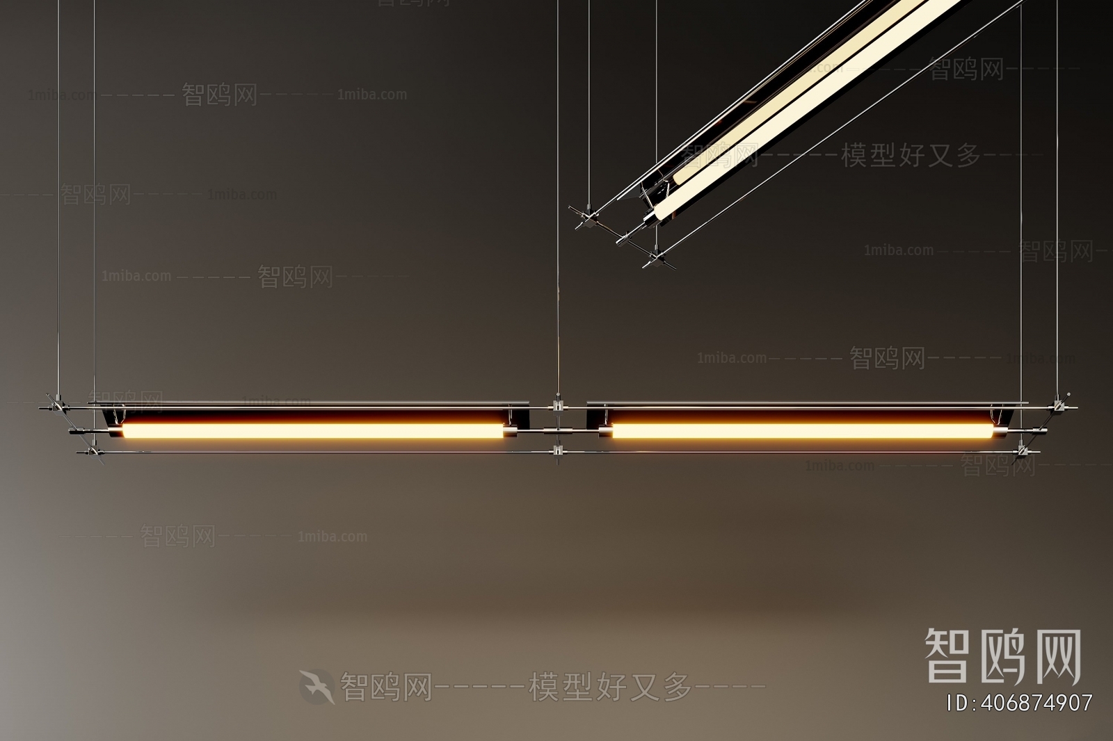 Modern Long Chandelier