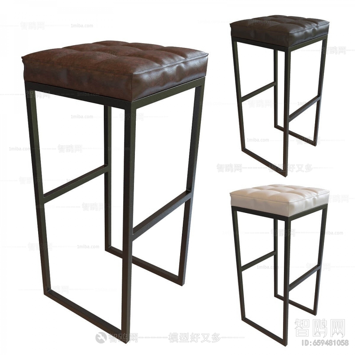 Industrial Style Bar Stool