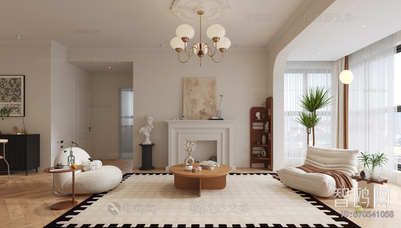 French Style A Living Room