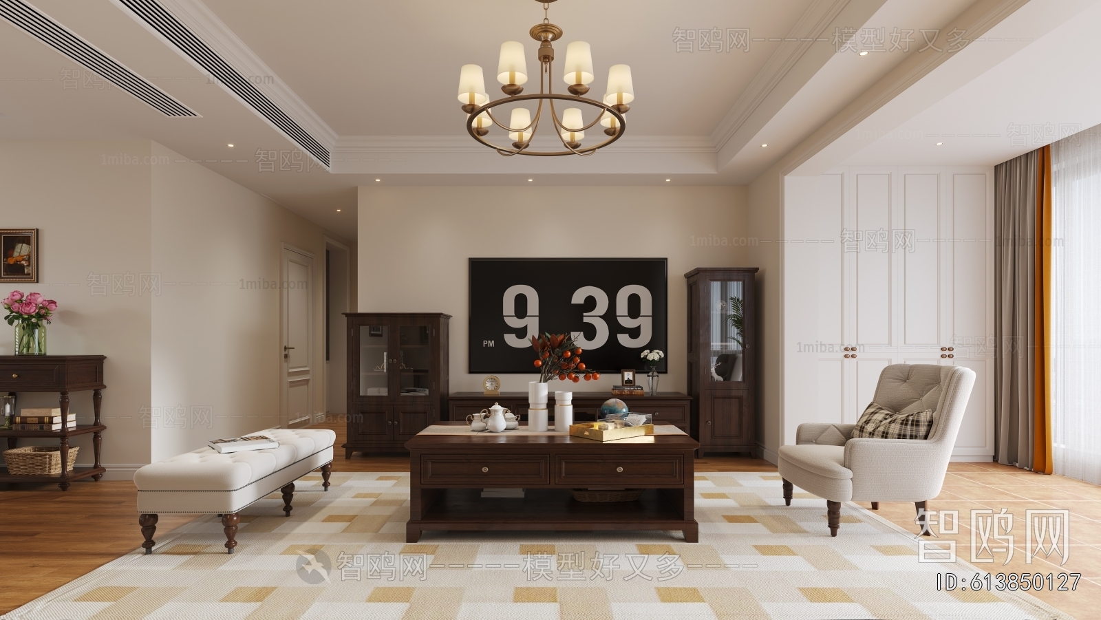 American Style A Living Room