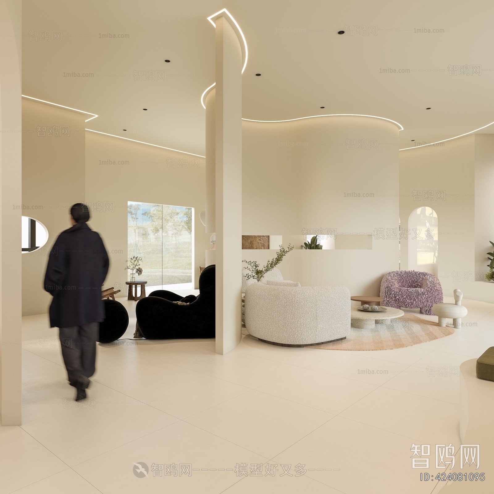 Wabi-sabi Style Staff Area