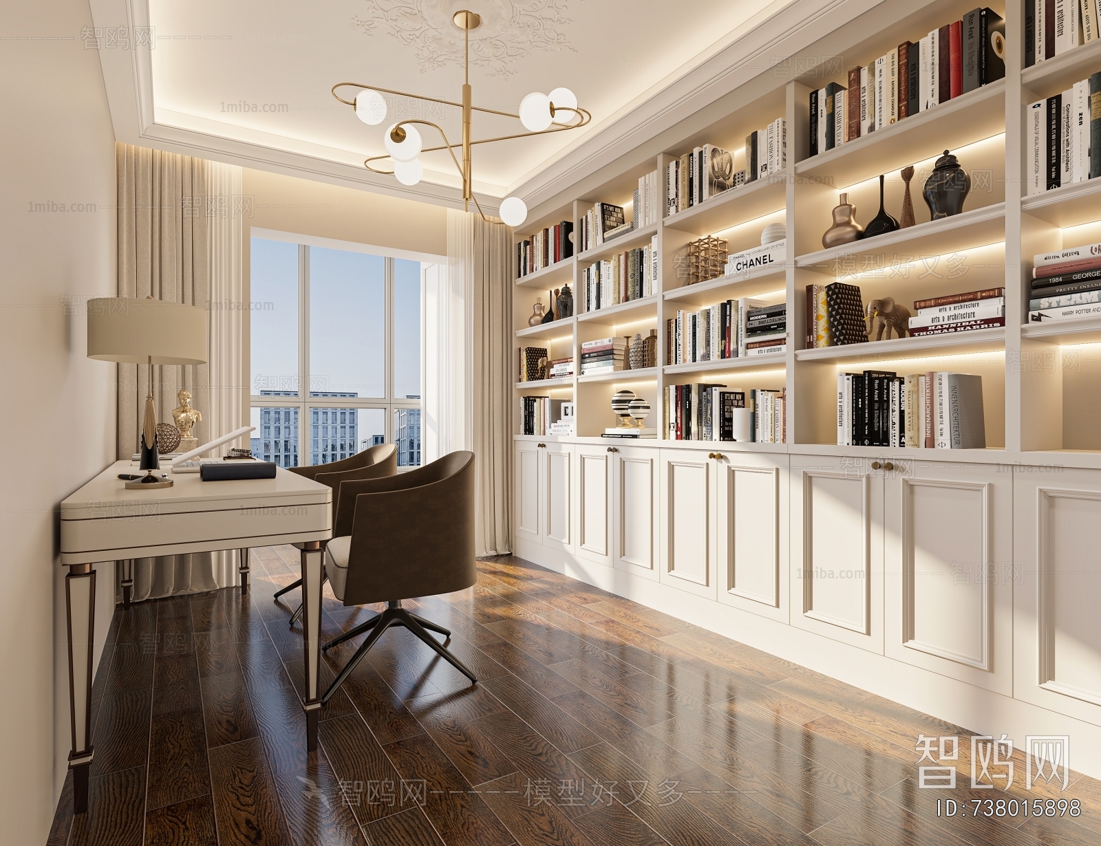 French Style Study Space