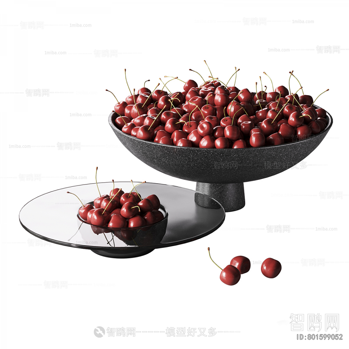 现代樱桃果盘组合