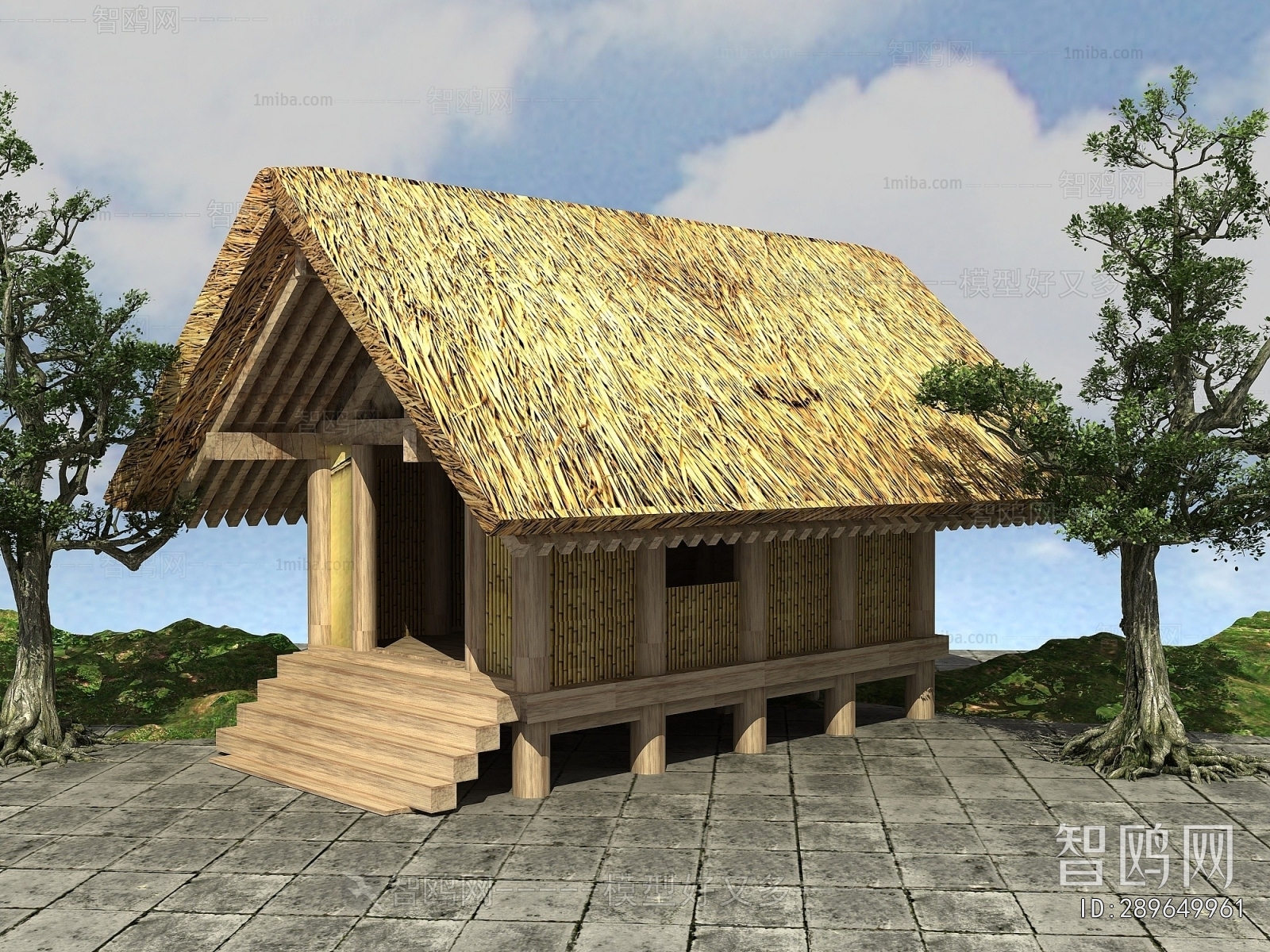 New Chinese Style Building Appearance