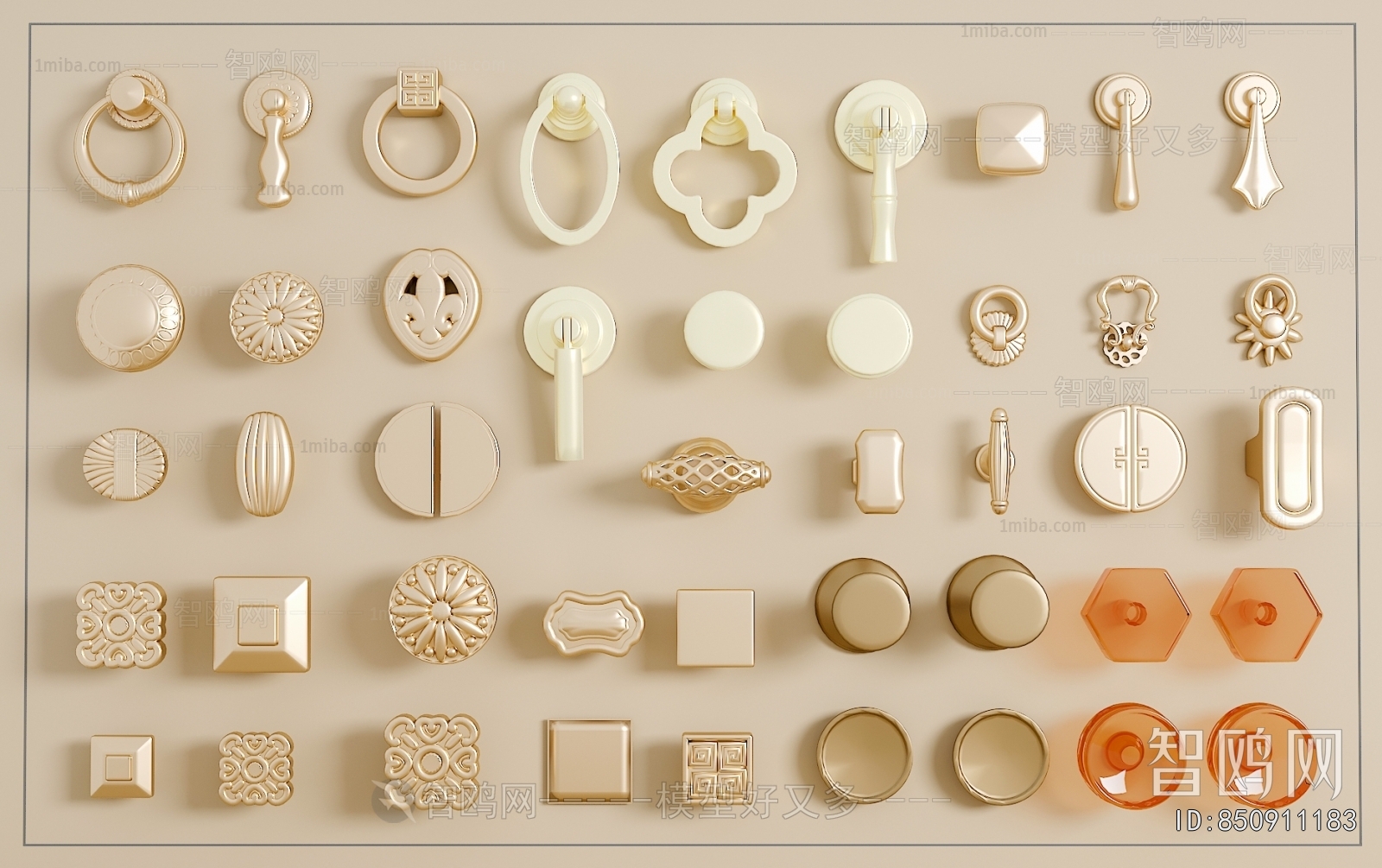 New Chinese Style Door Handle