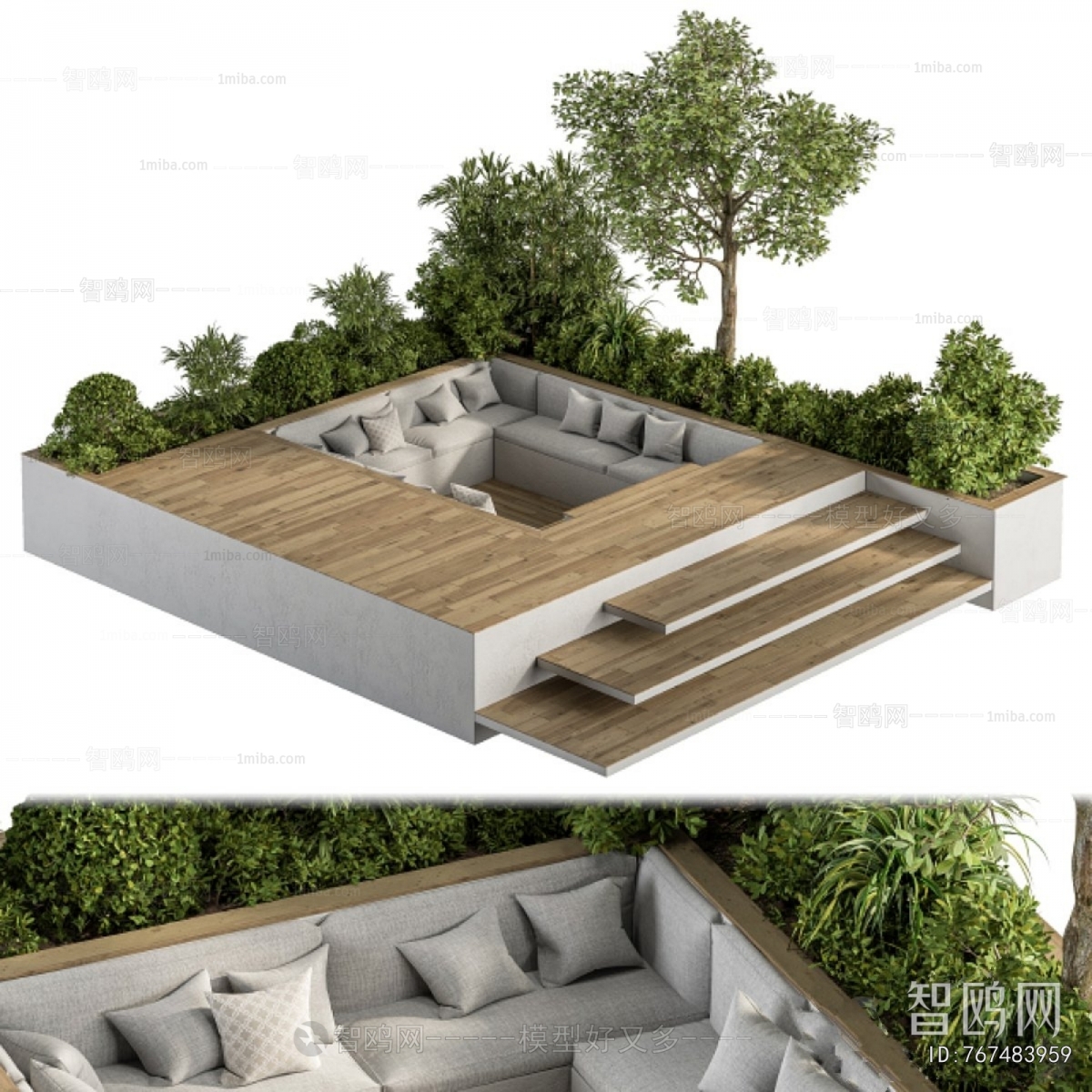 Modern Outdoor Sofa