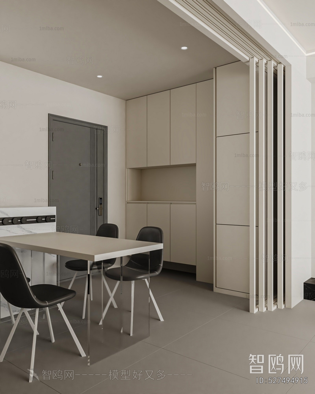 New Chinese Style A Living Room