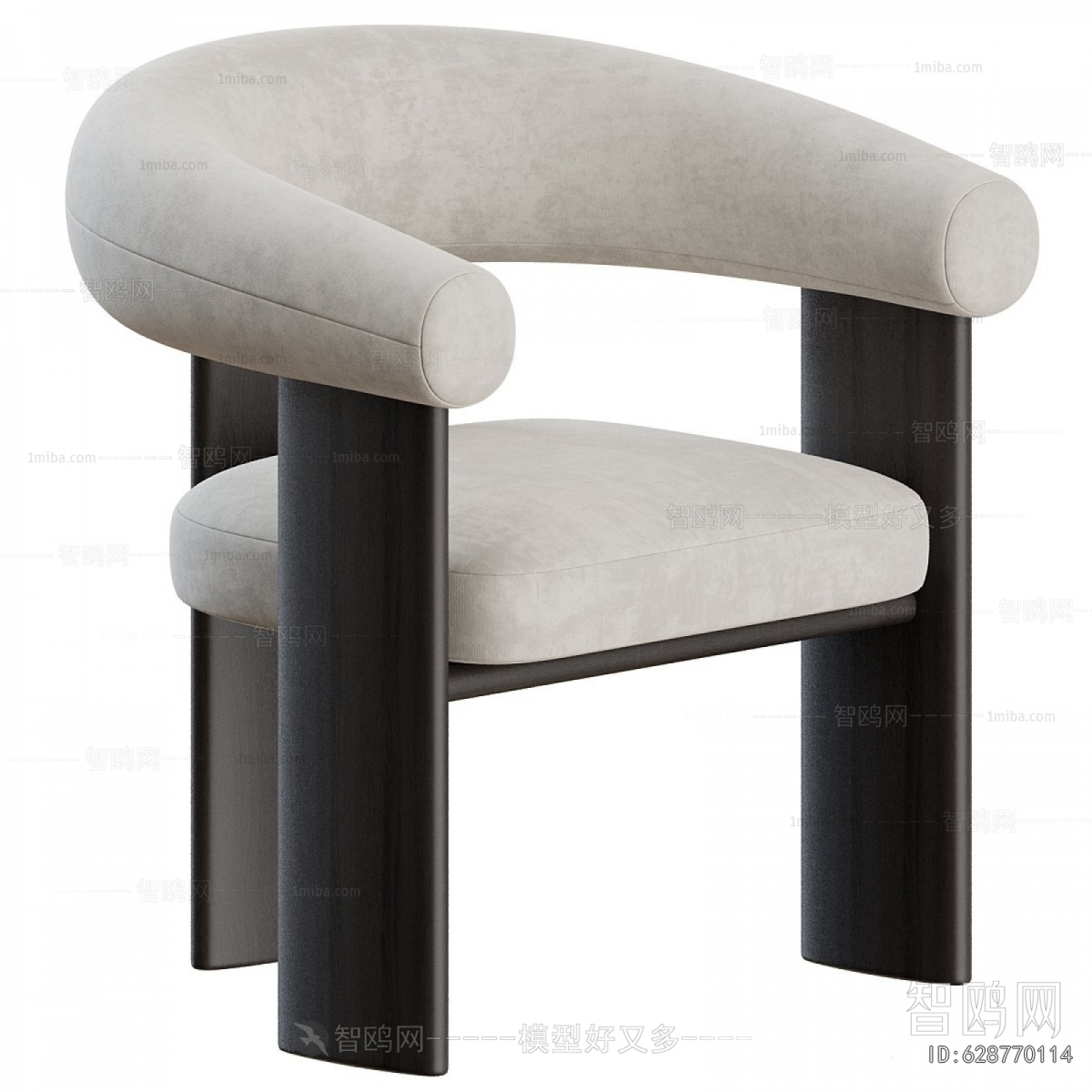 现代扶手休闲椅