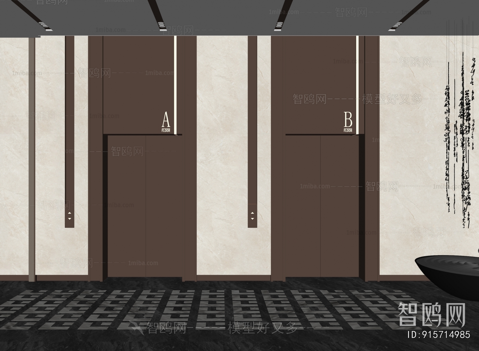 Modern Elevator Hall