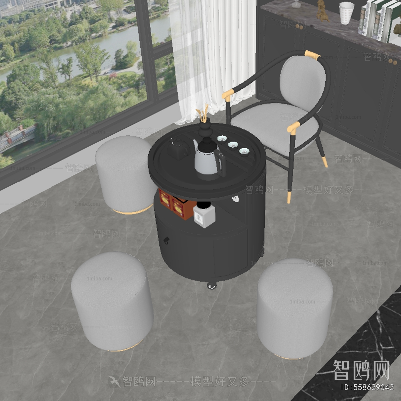 Modern Tea Tables And Chairs