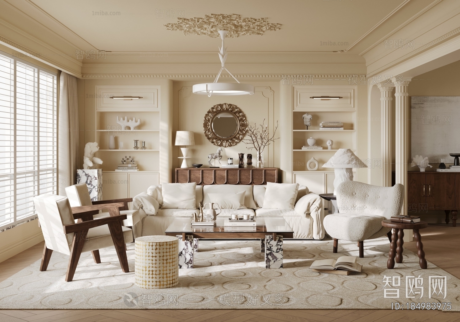 French Style A Living Room