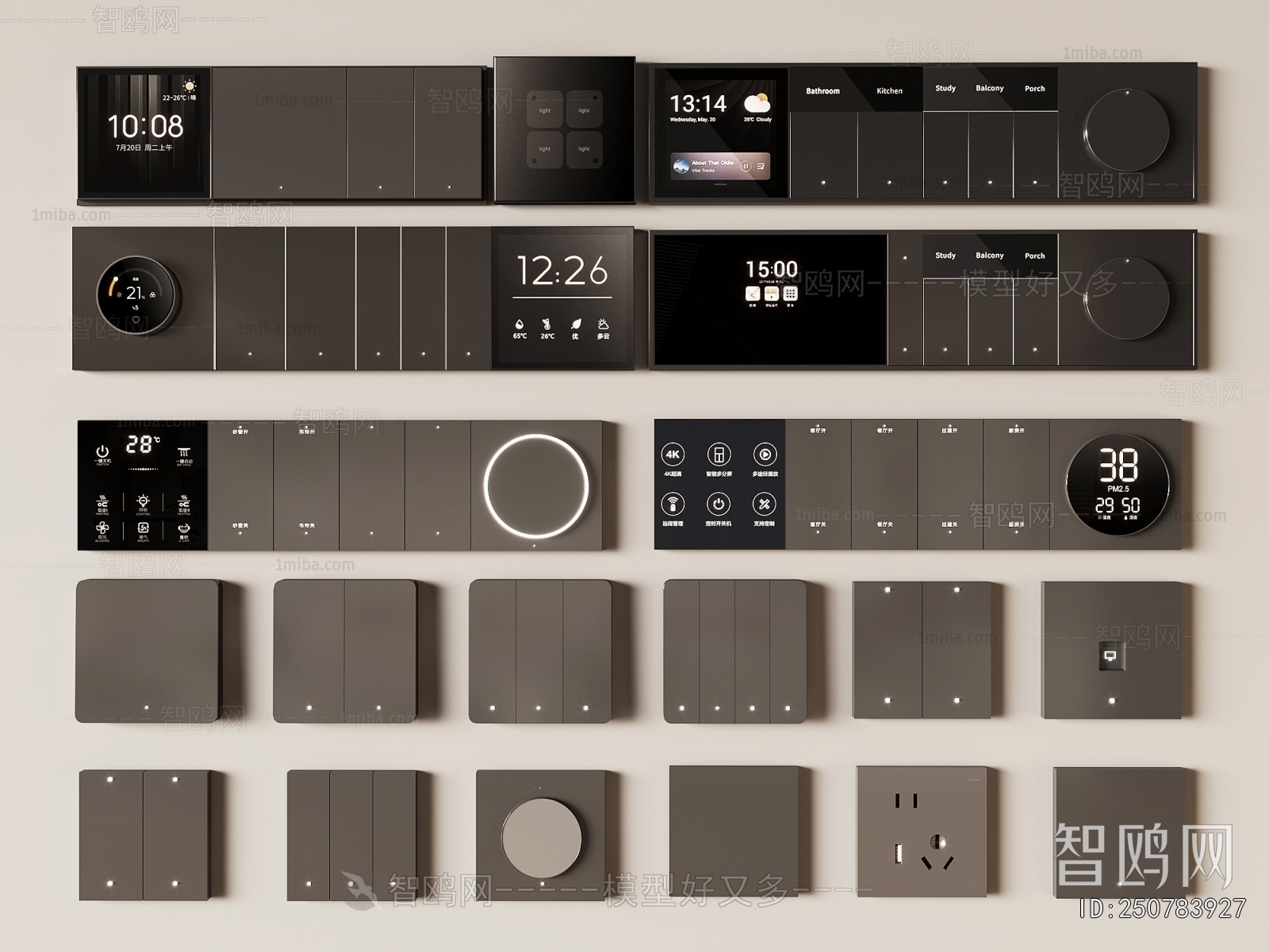Modern Switch Socket Panel