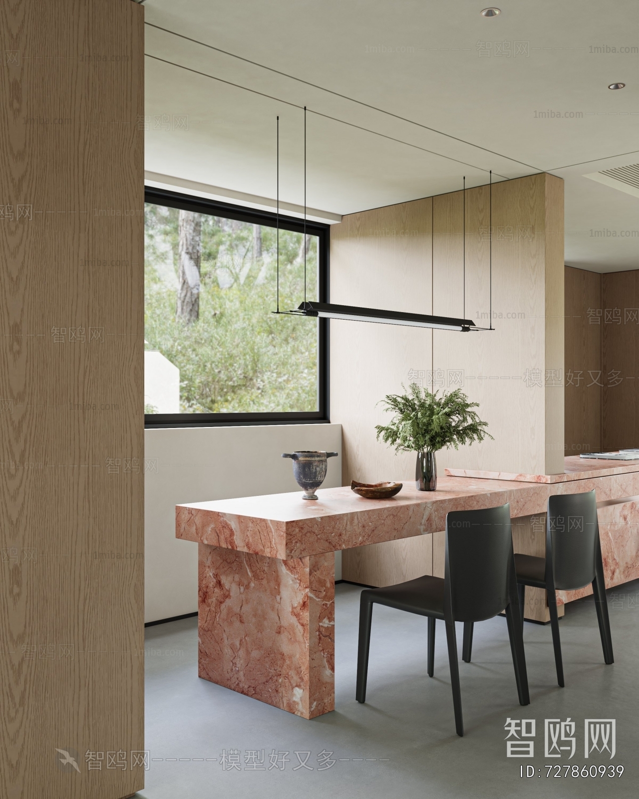 New Chinese Style A Living Room