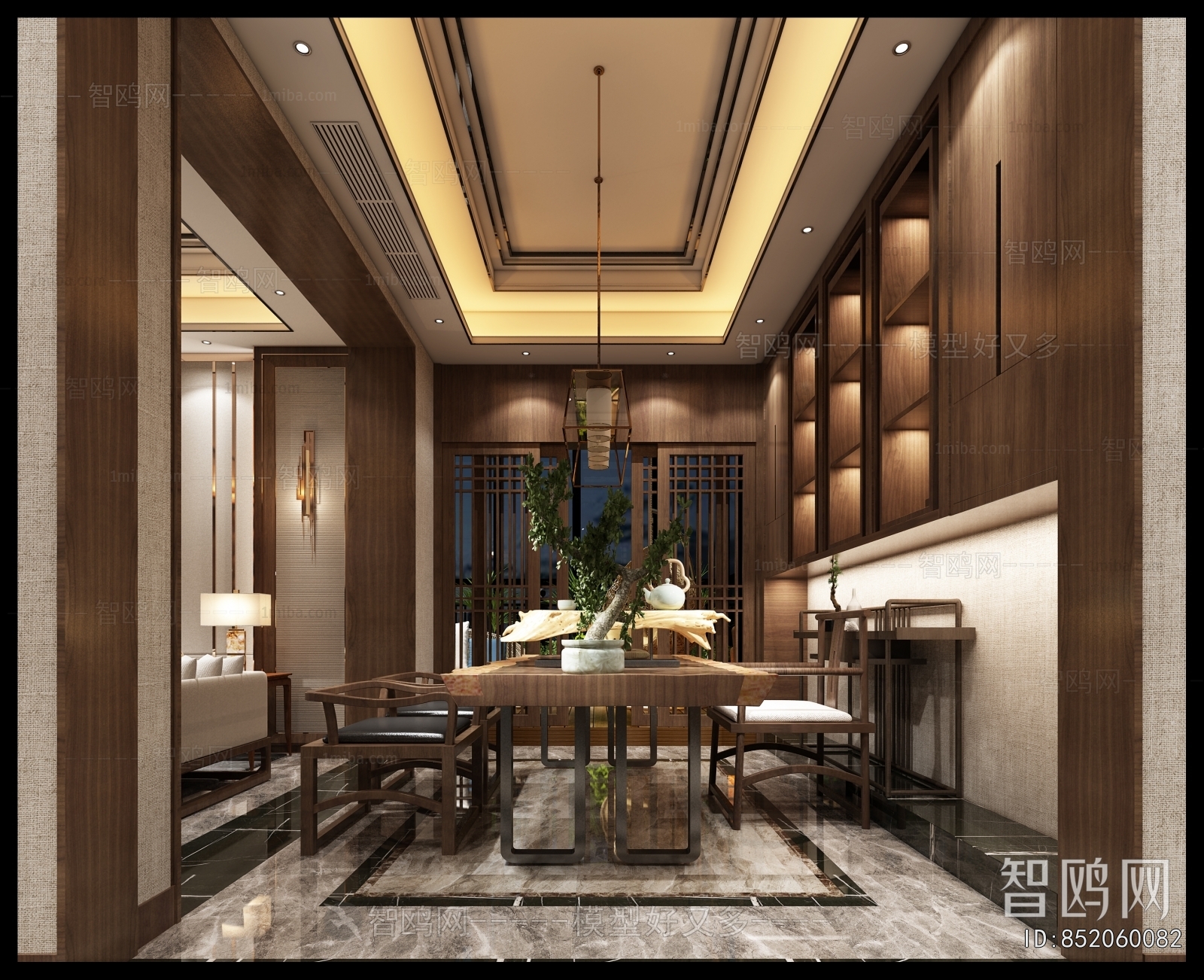 New Chinese Style Dining Room