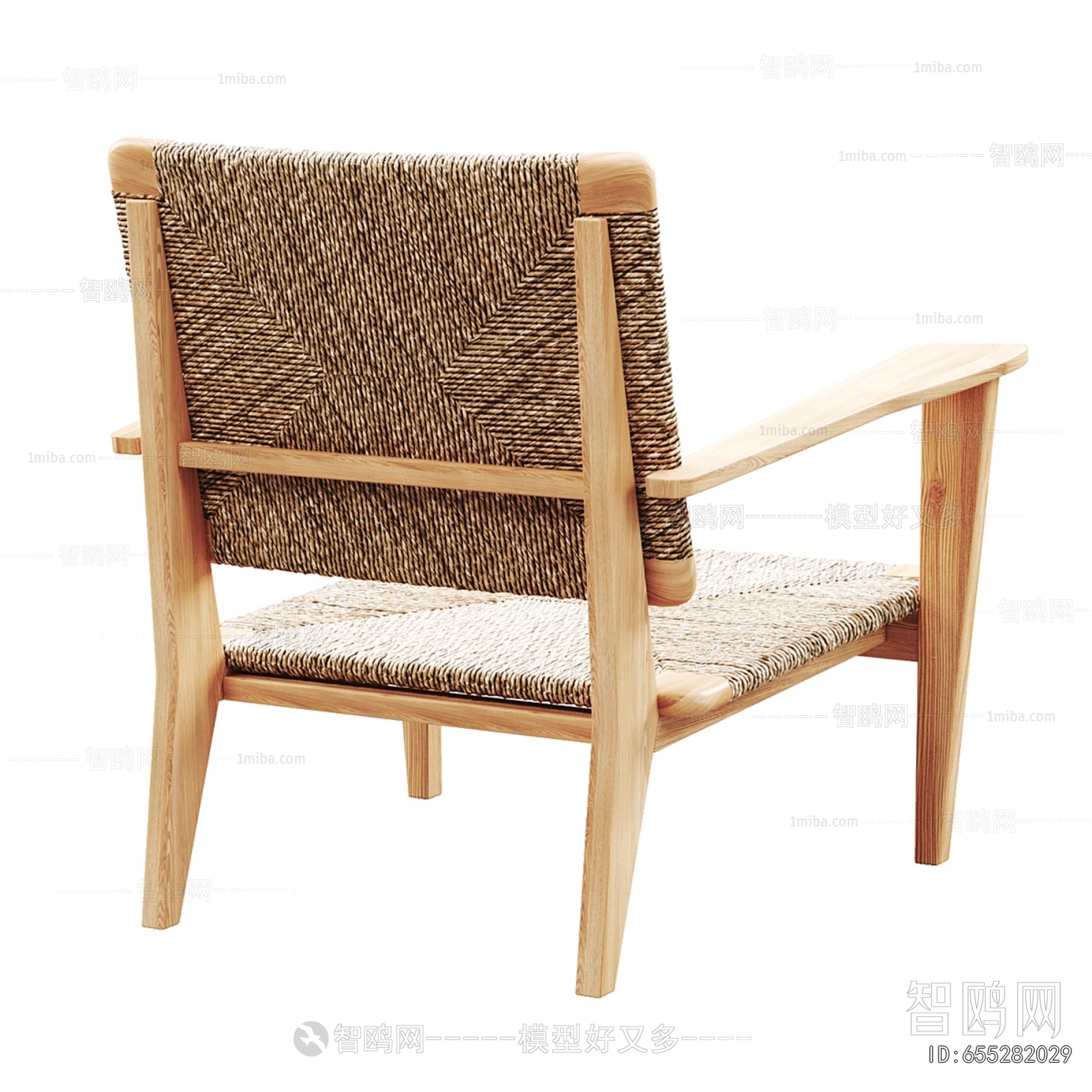 Wabi-sabi Style Lounge Chair