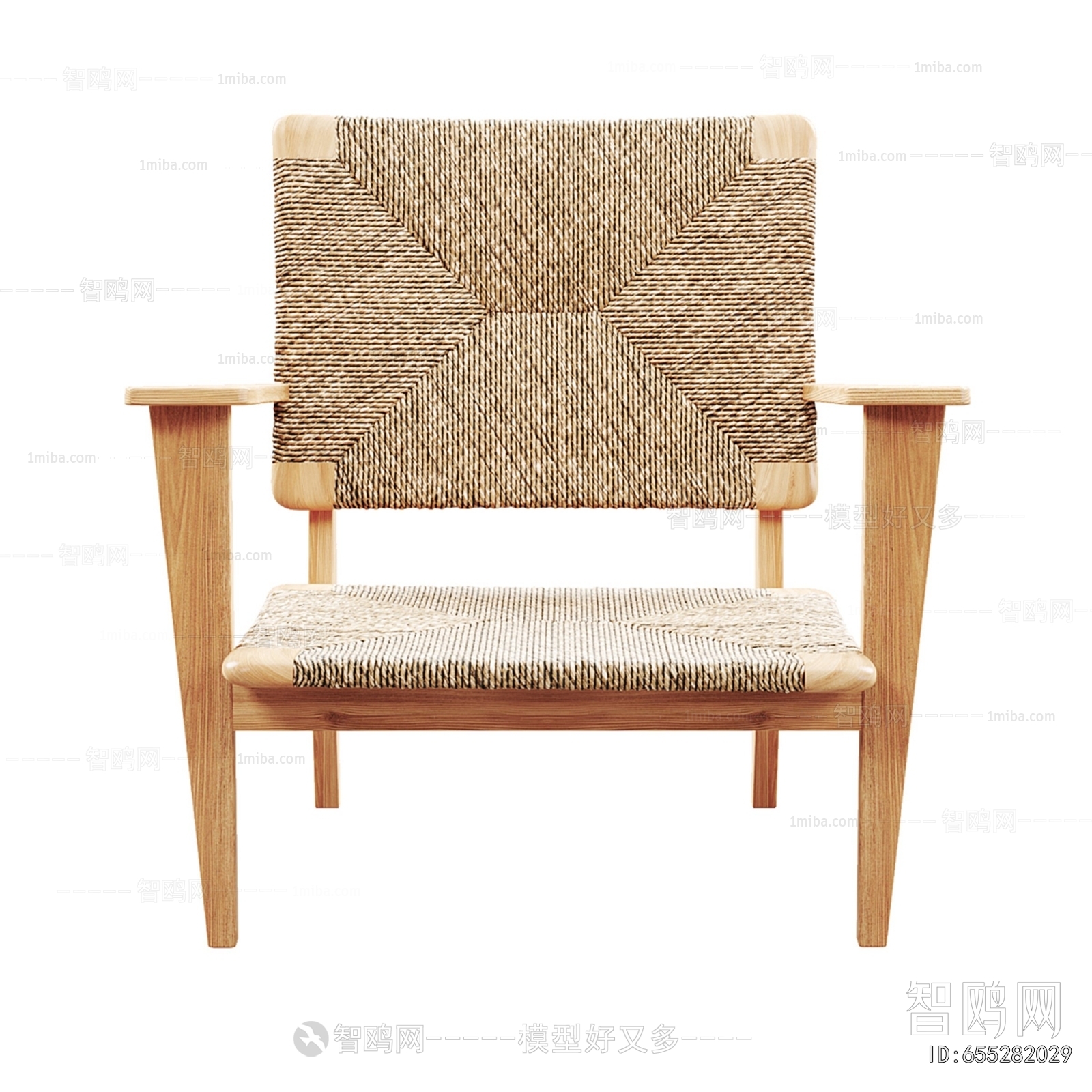 Wabi-sabi Style Lounge Chair