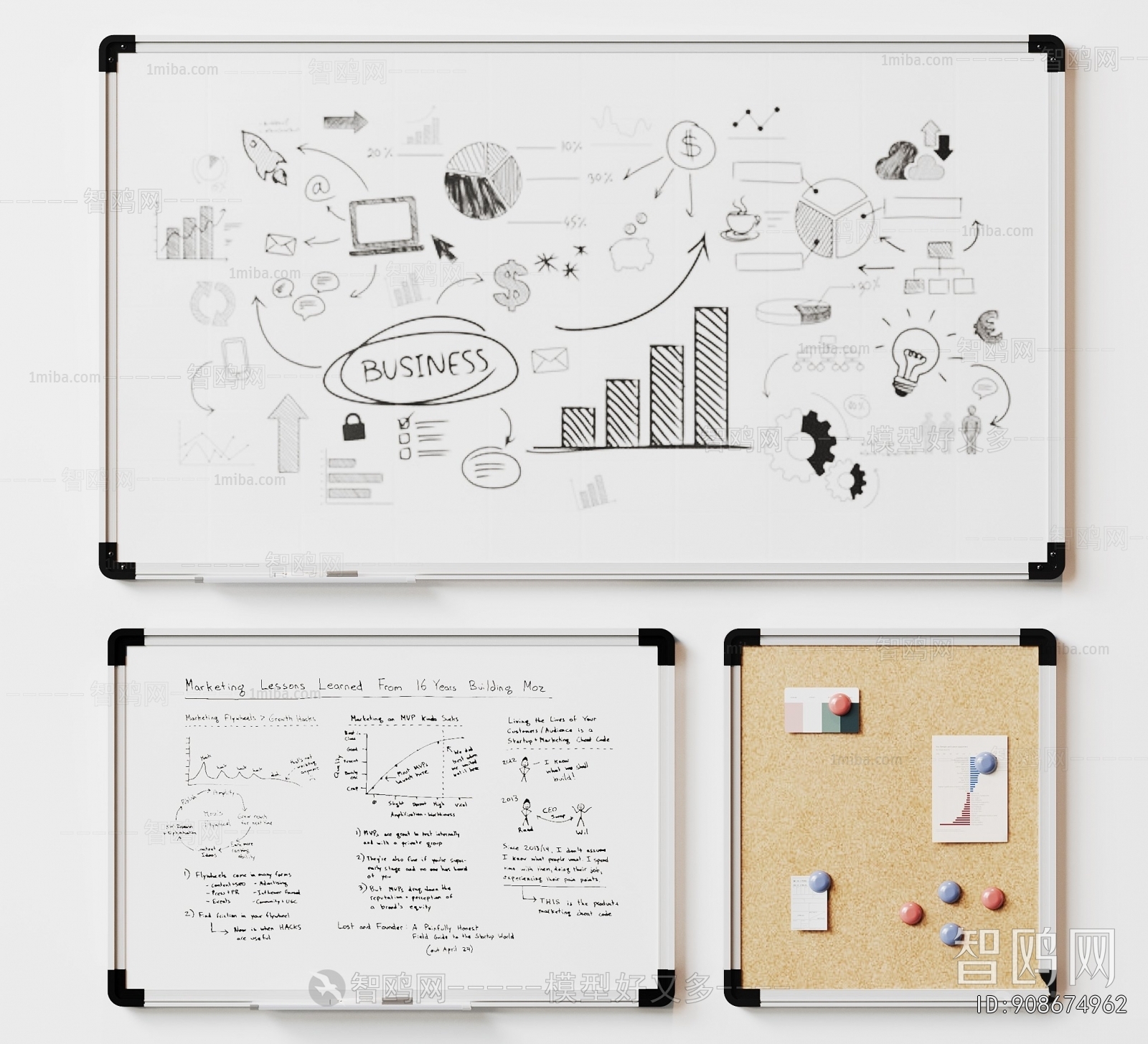 Modern Blackboard/whiteboard