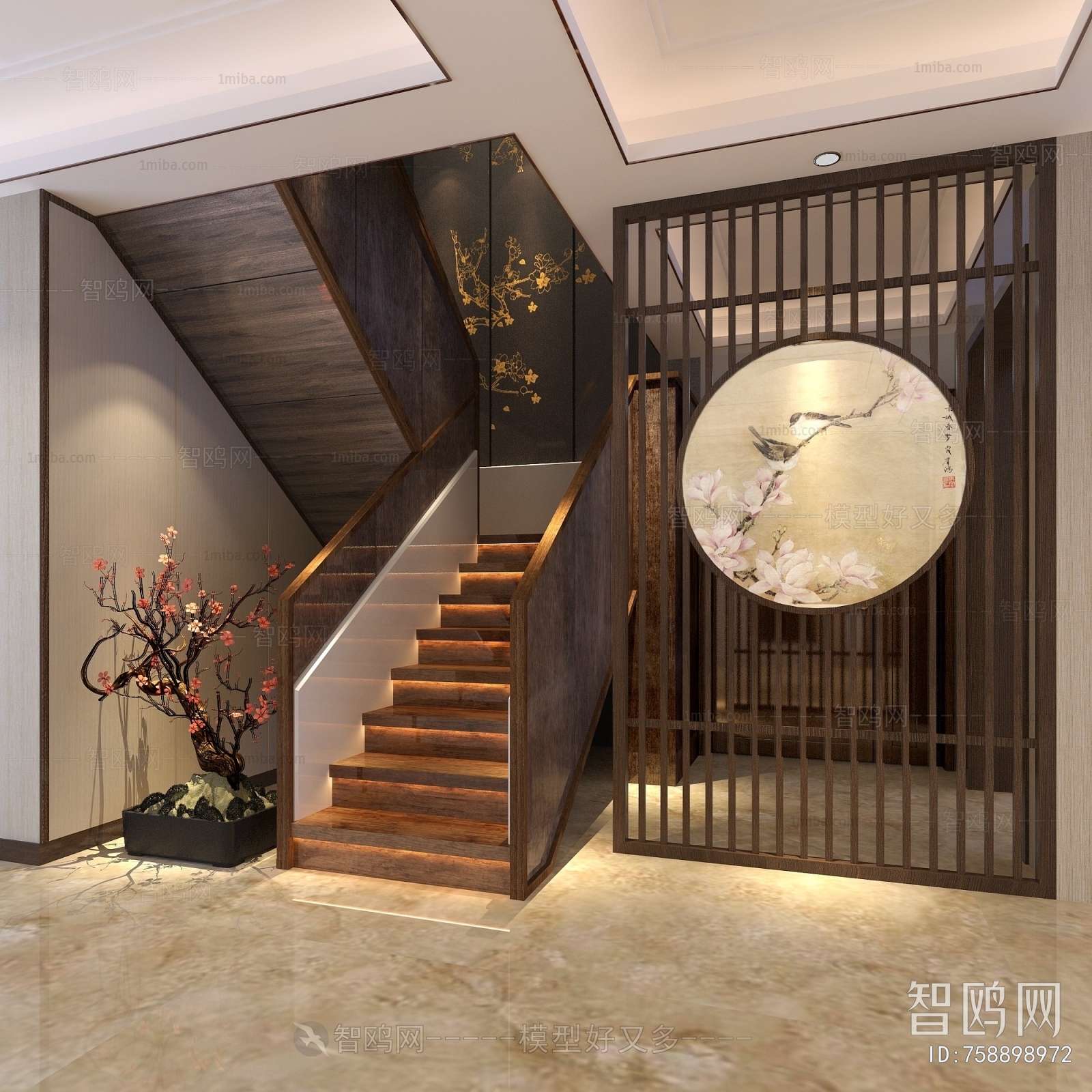 Chinese Style Stairwell