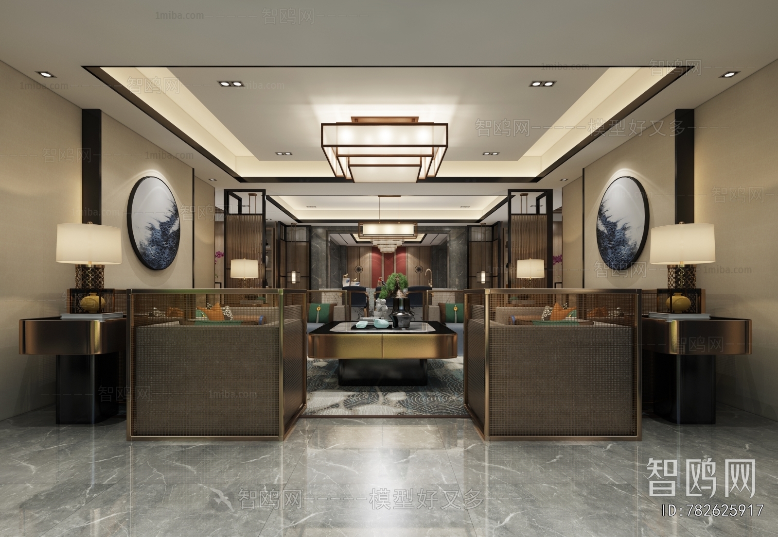 New Chinese Style Hallway