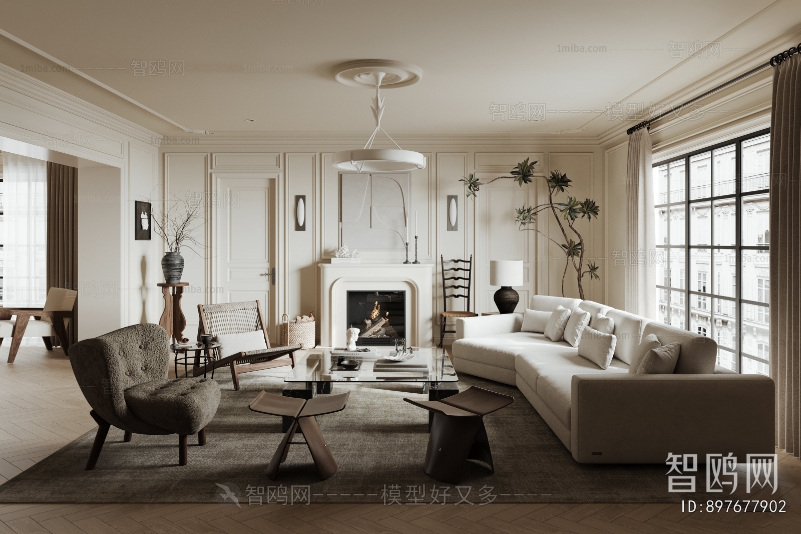 French Style A Living Room