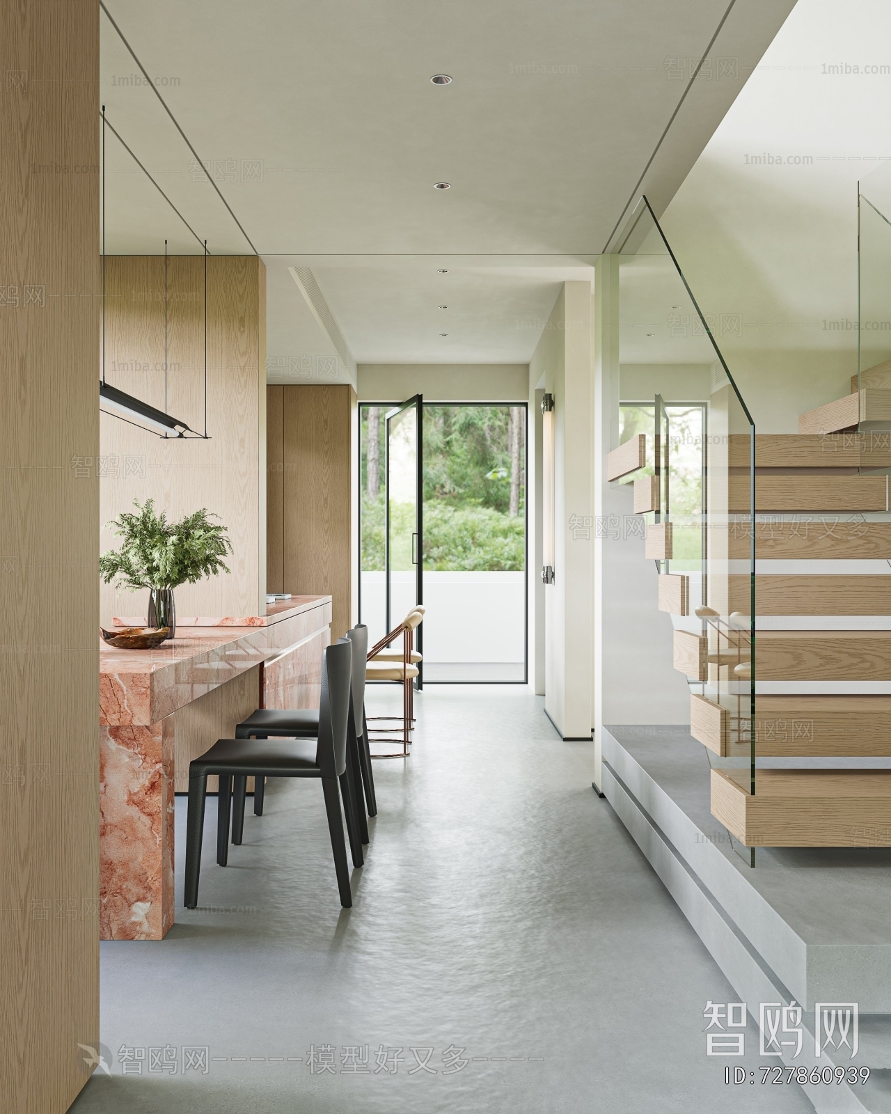 New Chinese Style A Living Room