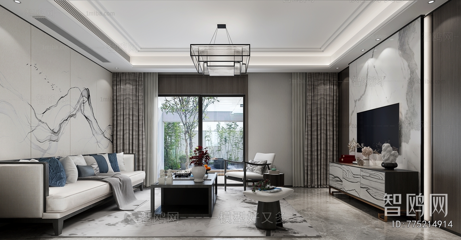 New Chinese Style Dining Room