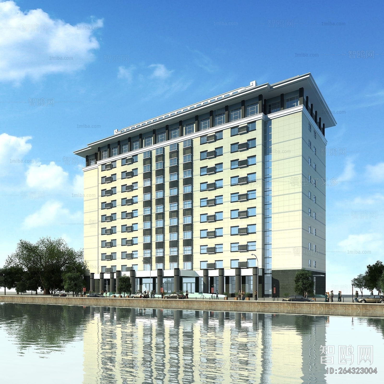 Modern Appearance Of Commercial Building