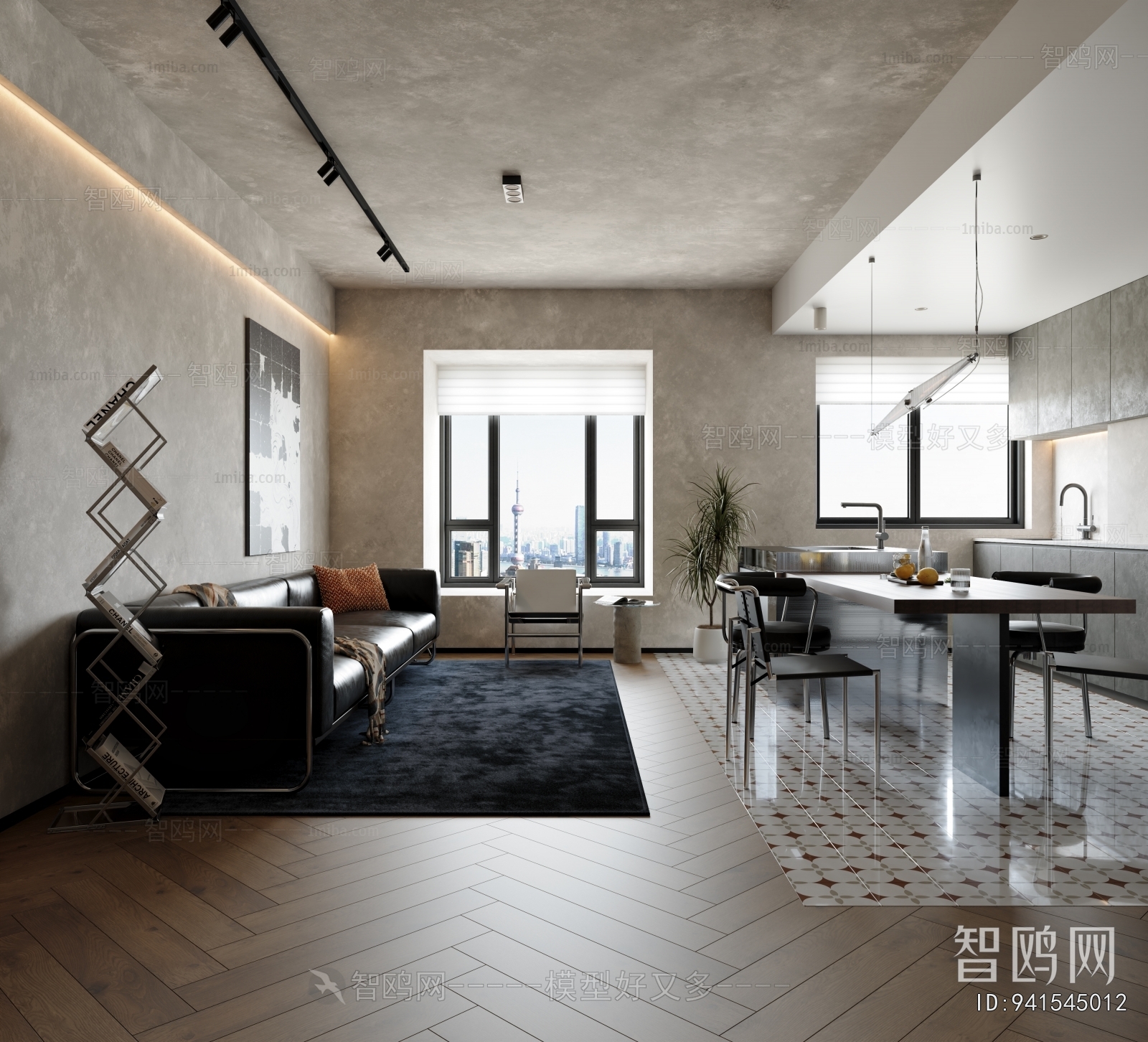 Industrial Style A Living Room