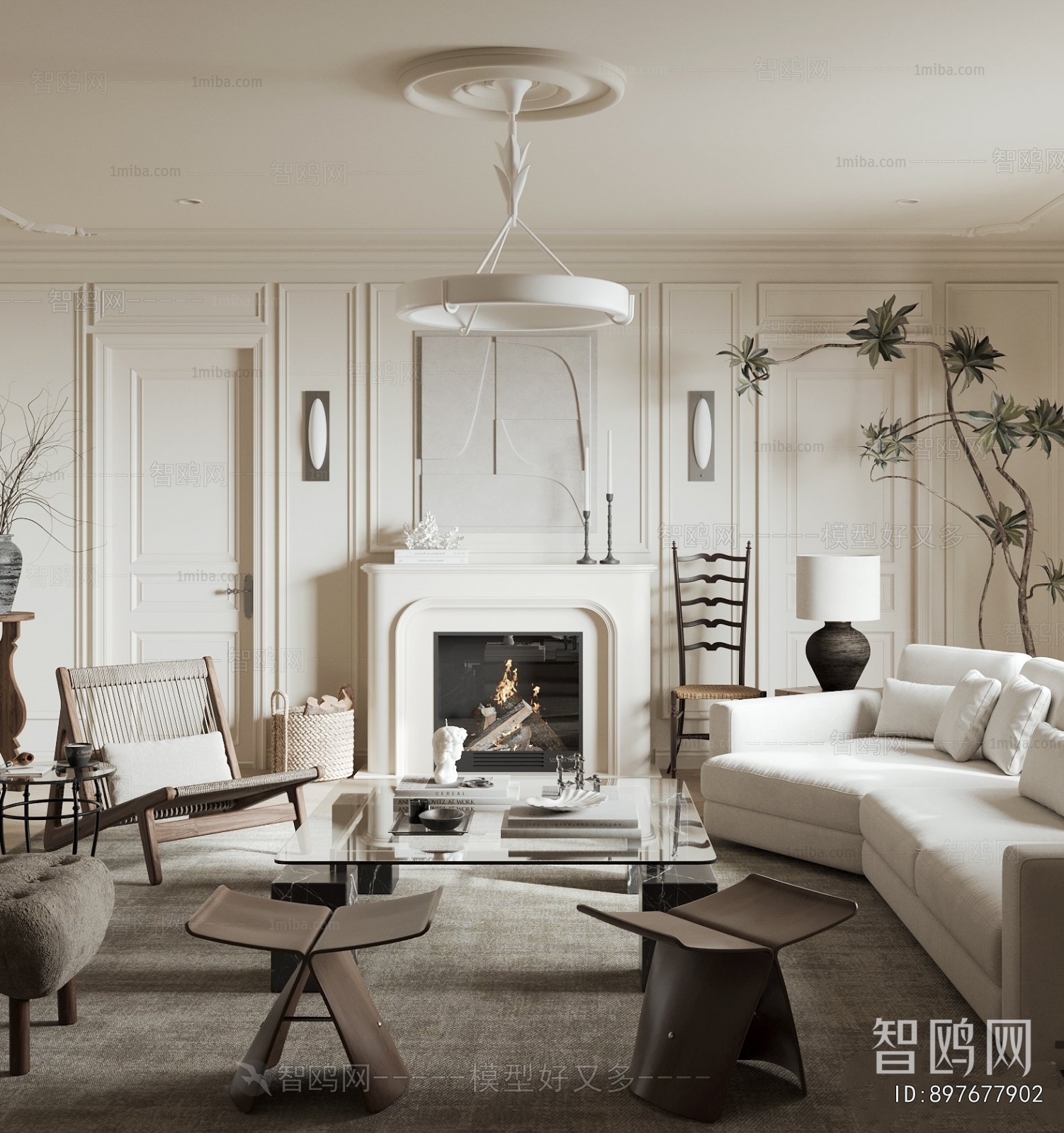 French Style A Living Room