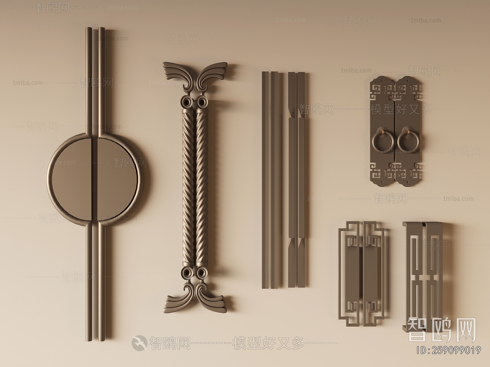 New Chinese Style Door Handle