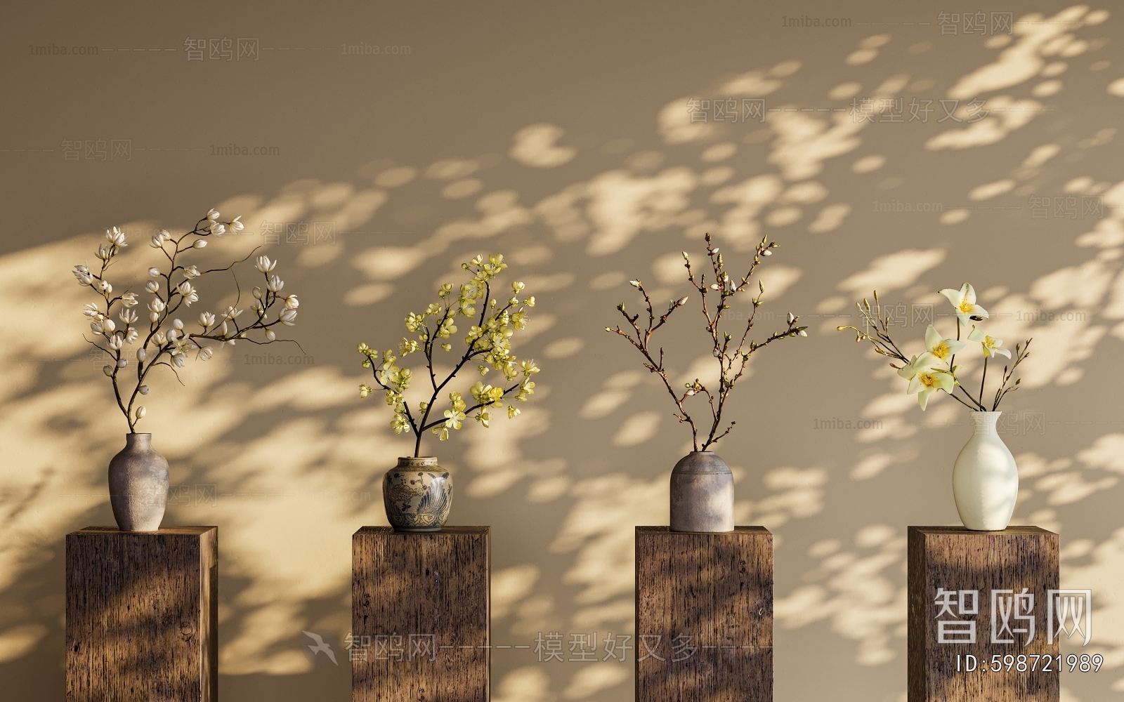 New Chinese Style Flower Arrangement