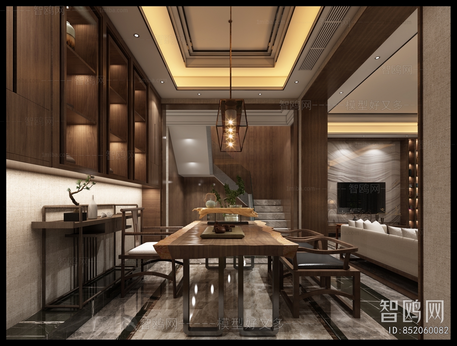 New Chinese Style Dining Room