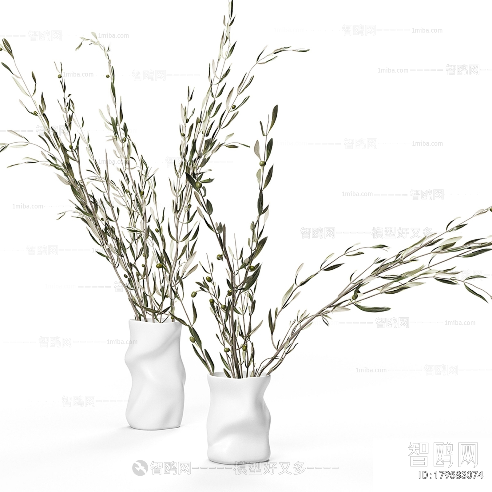 Modern Aquatic Green Plant