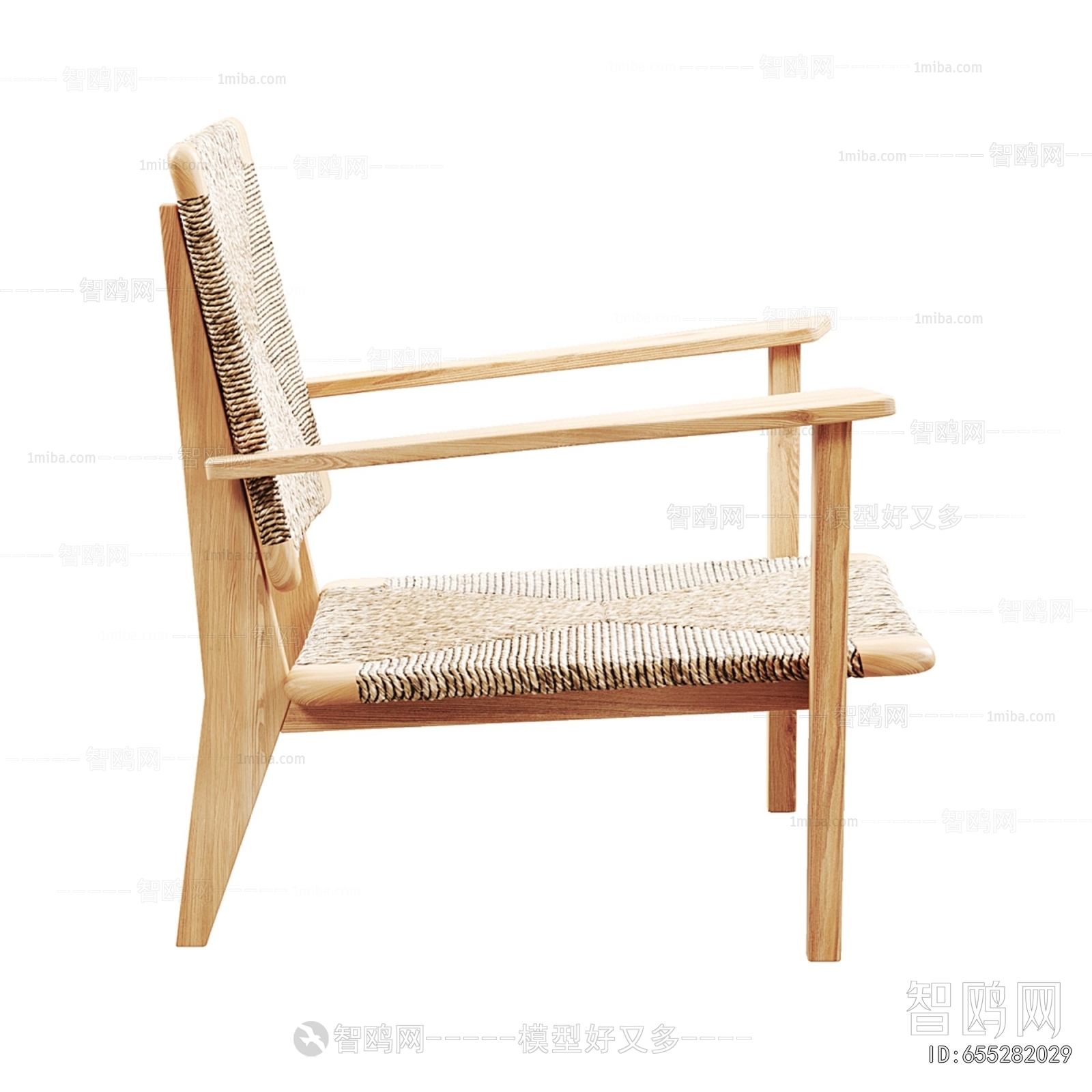 Wabi-sabi Style Lounge Chair
