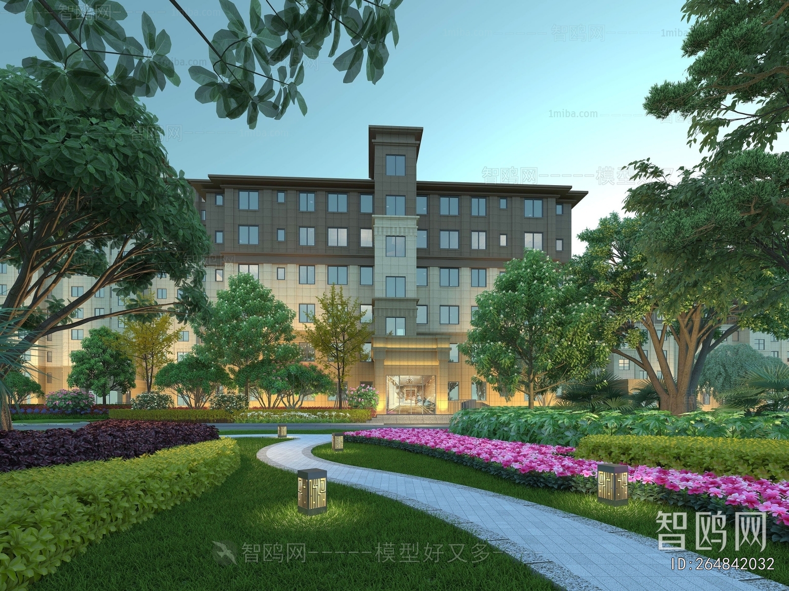 Modern Park Landscape