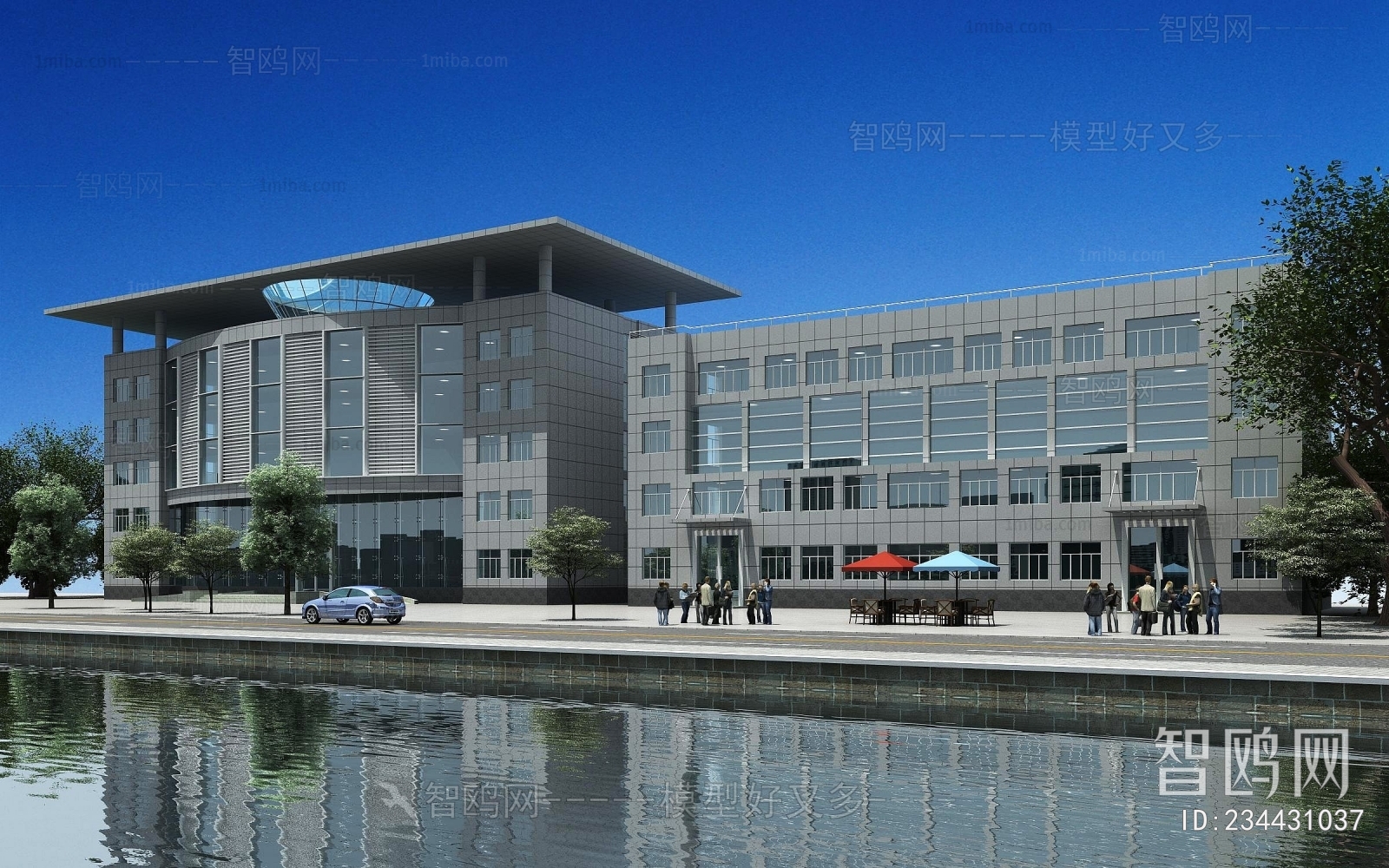 Modern Appearance Of Commercial Building