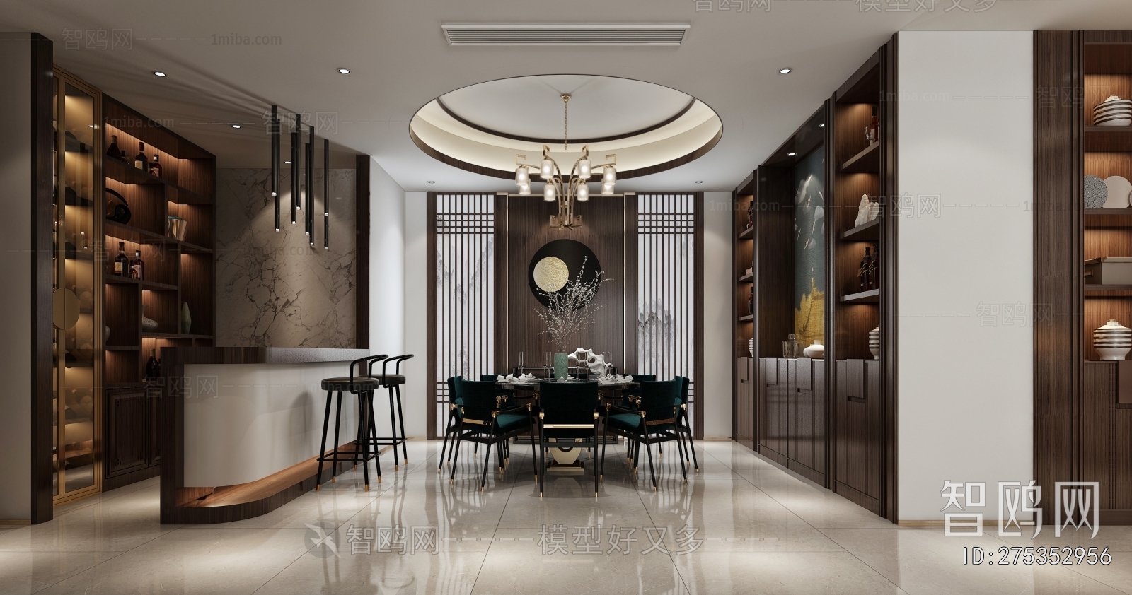 New Chinese Style Hallway